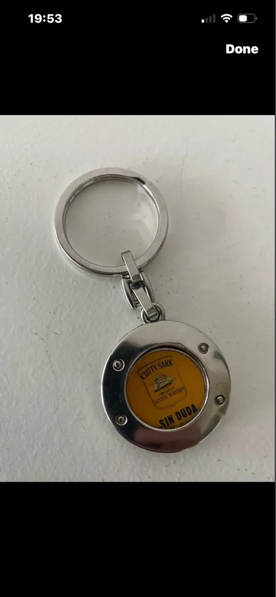 Cutty Sark Key Ring / Shopping Trolly Coin - Image 2
