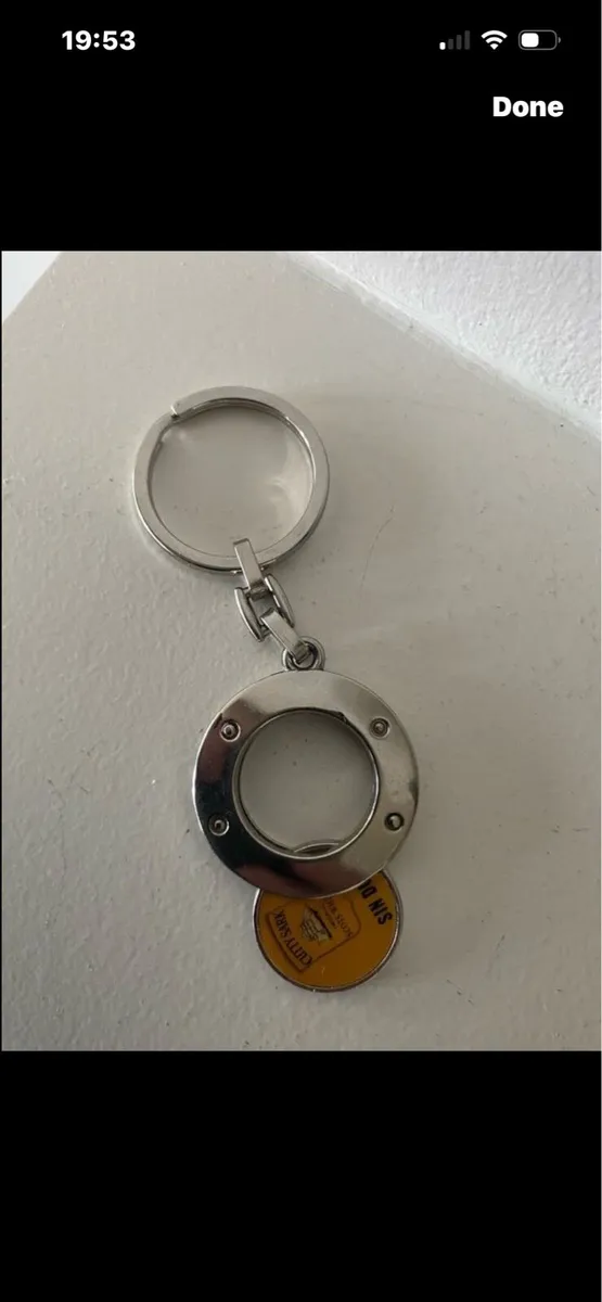 Cutty Sark Key Ring / Shopping Trolly Coin - Image 3