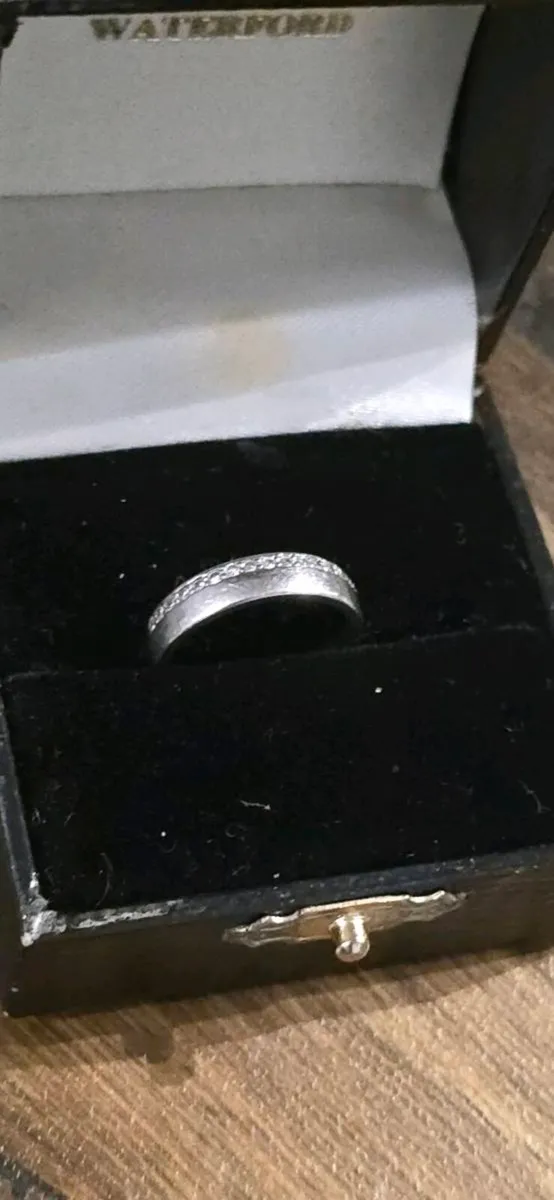 Platinum Engagement (.70ct) and Wedding Ring - Image 3