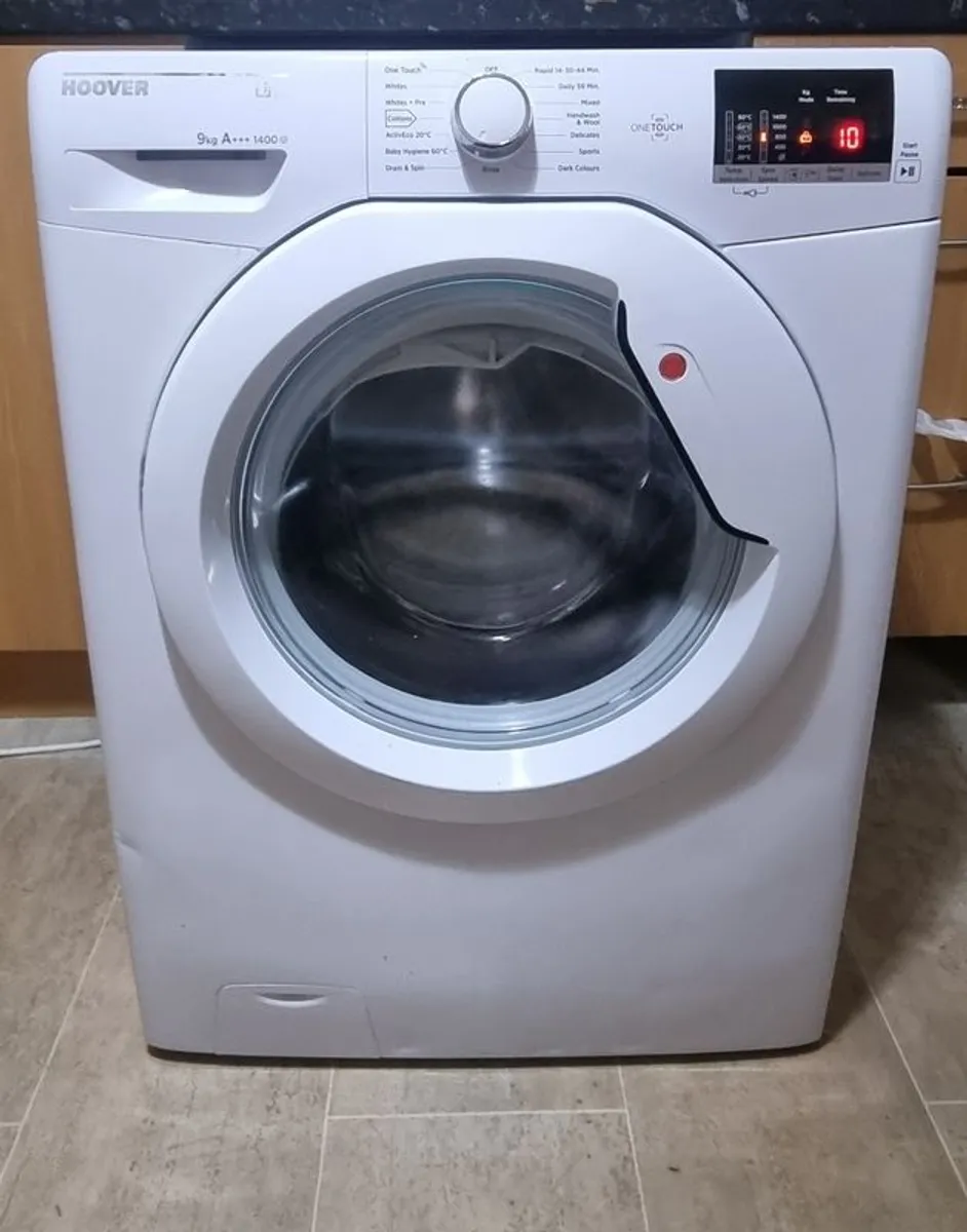 9kg hoover washing machine - Image 4