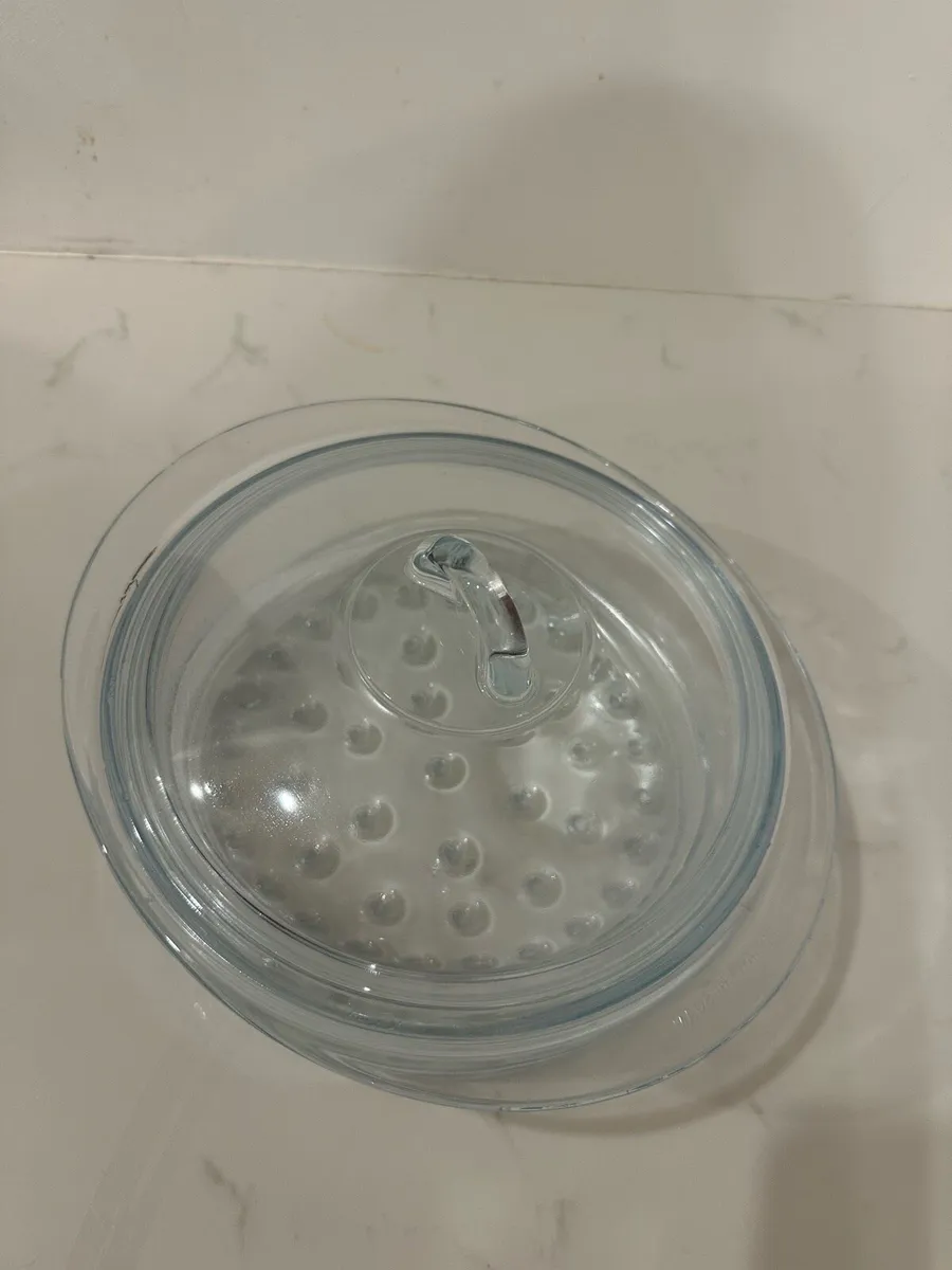 Glass Steamer Dish with Lid - Image 2