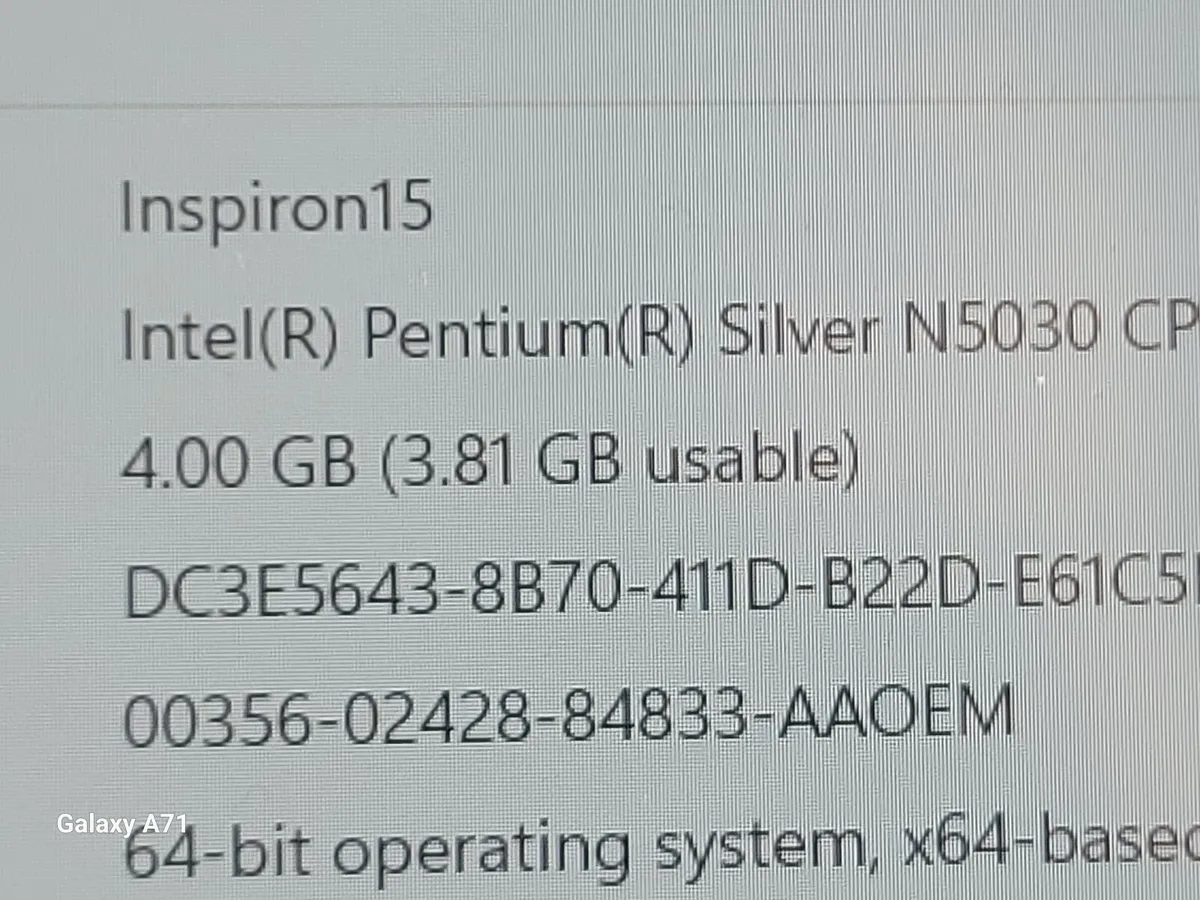 Dell Inspiron Laptop 3502 (Inspiron 15 3000series) - Image 2