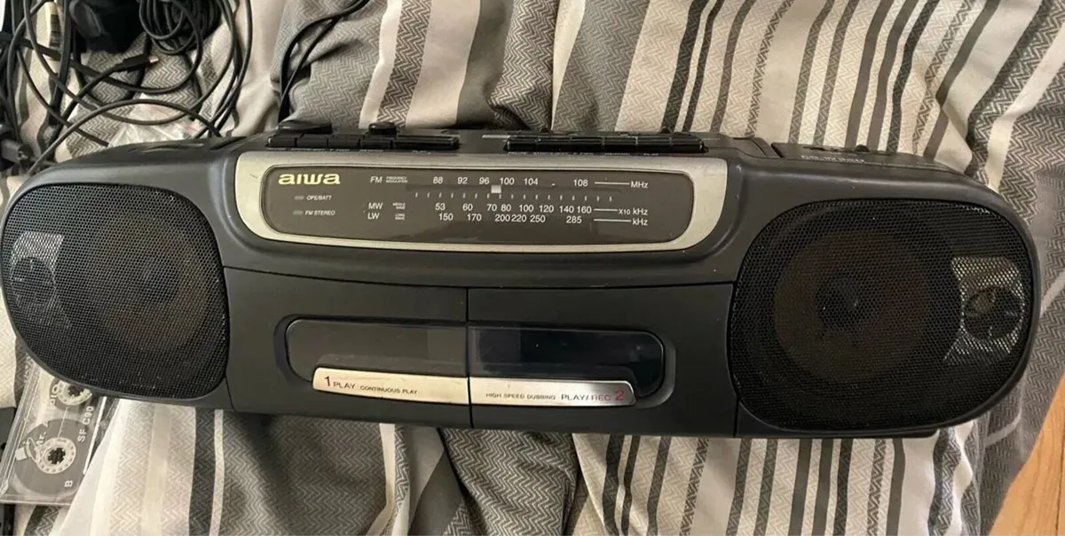 AIWA Stereo Radio Cassette Recorder Model CS-W320E - Image 1