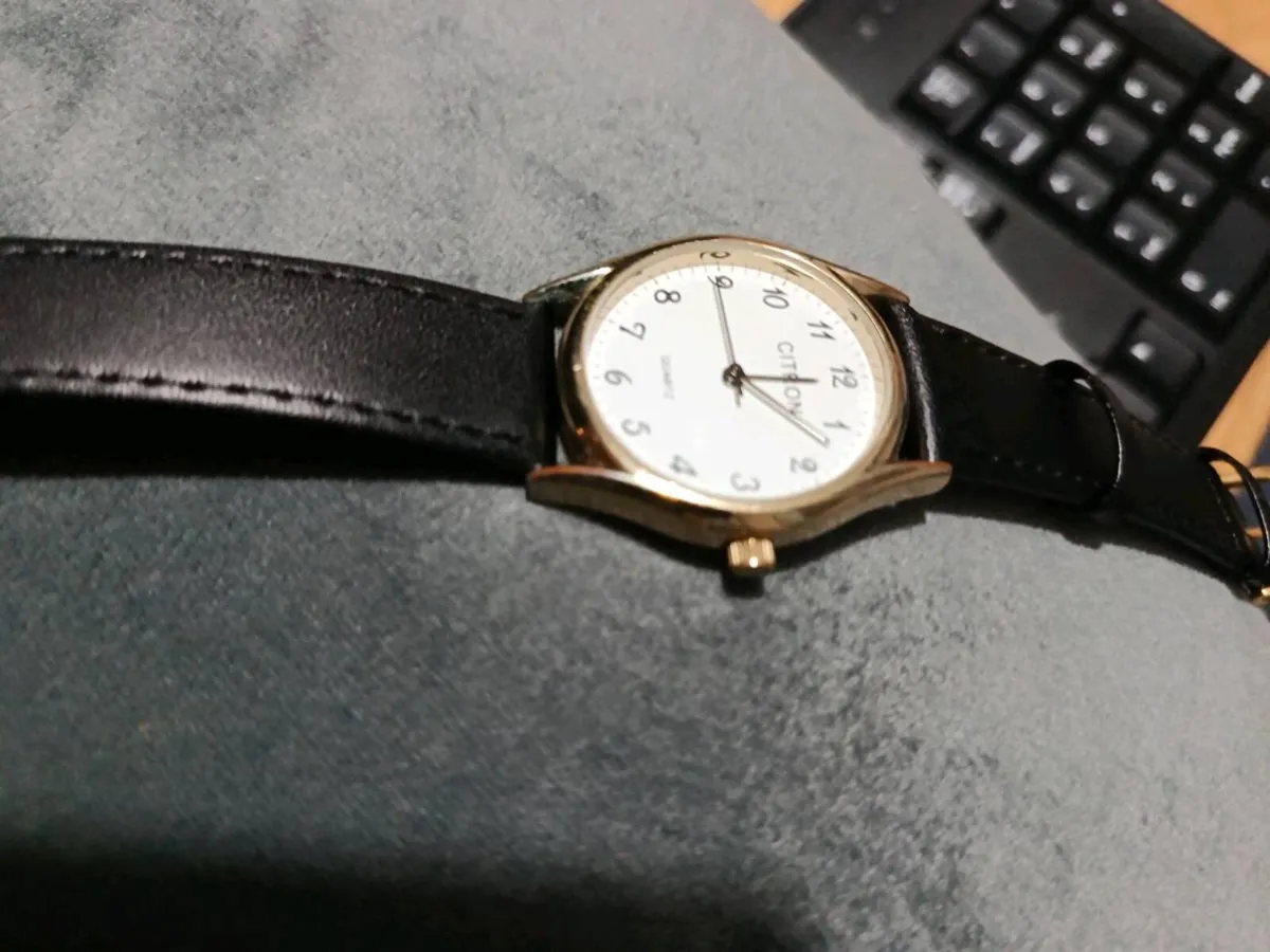 Citron S56SS Men's Gold & White Dial Quartz watch - Image 4