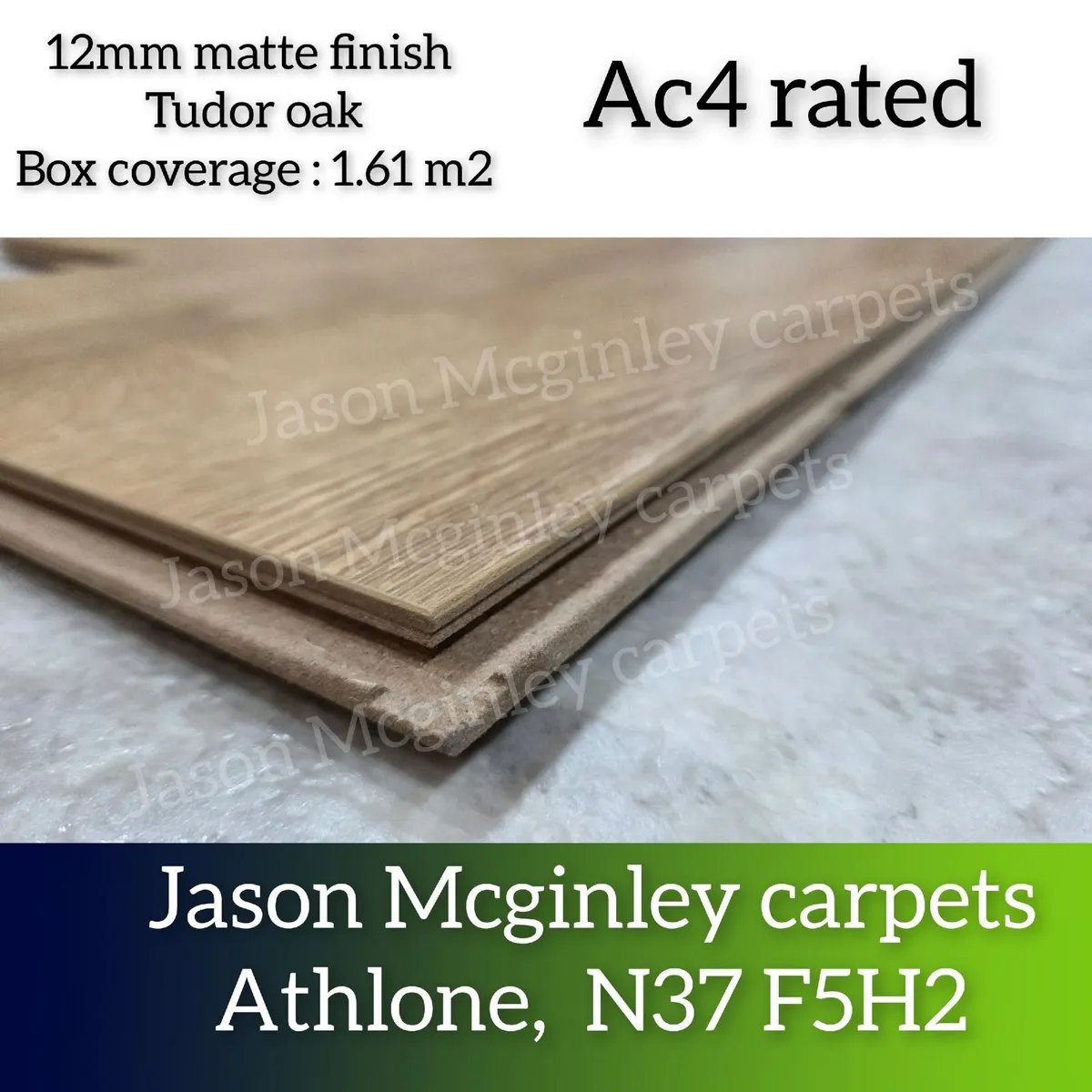 12mm Tudor Oak Laminate Flooring - Image 2