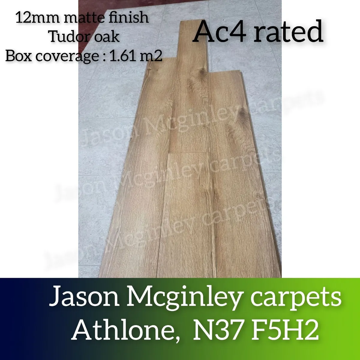 12mm Tudor Oak Laminate Flooring - Image 4