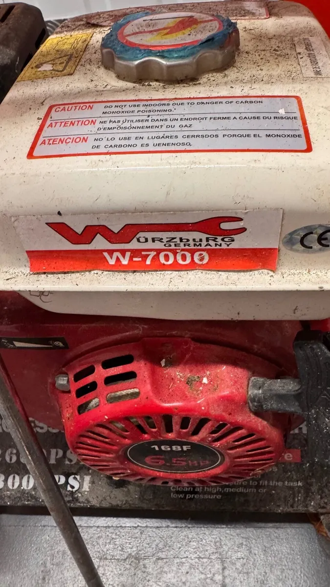 Wurzburg W-7000 Petrol Pressure Washer 3000 PSI - Image 2