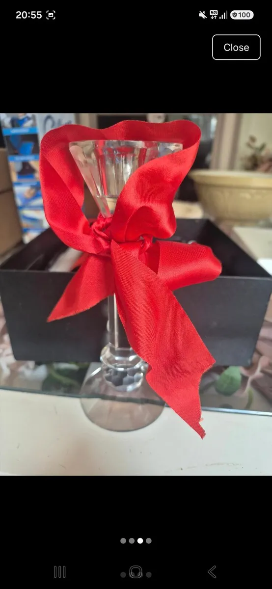 Galway crystal candle holders - Image 3