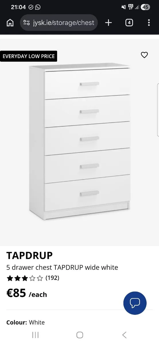 Cheast of drawers
