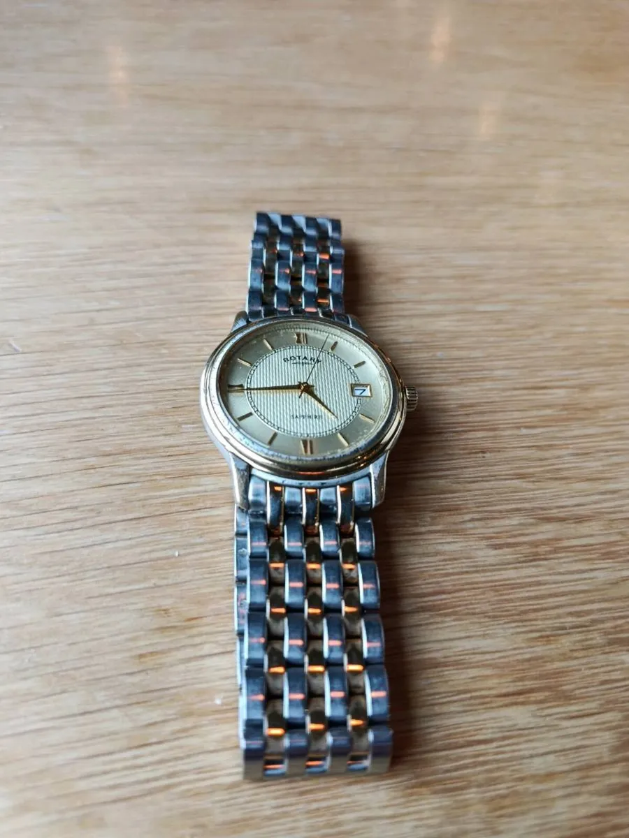 Title: Men's Rotary 10666 Quartz Dress Watch - Sli - Image 1