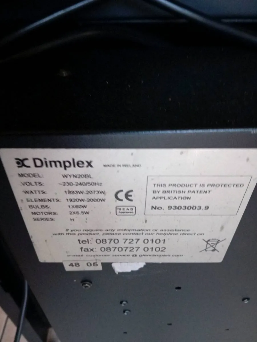 DIMPLEX ELECTRIC FIRE - Image 3