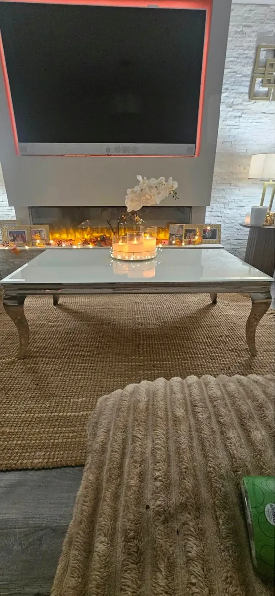 Coffee table, side tables, 3 seater couch - Image 2