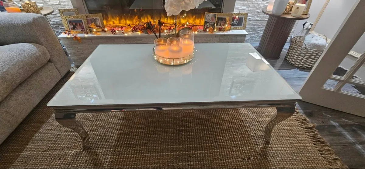 Coffee table, side tables, 3 seater couch - Image 4
