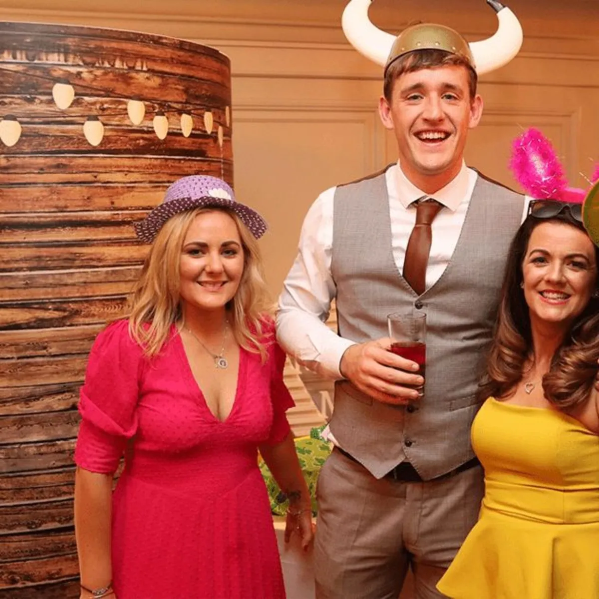 Fairy Light Rustic Photo Booth Hire - Image 1