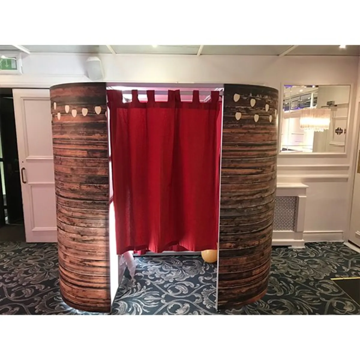 Fairy Light Rustic Photo Booth Hire - Image 2