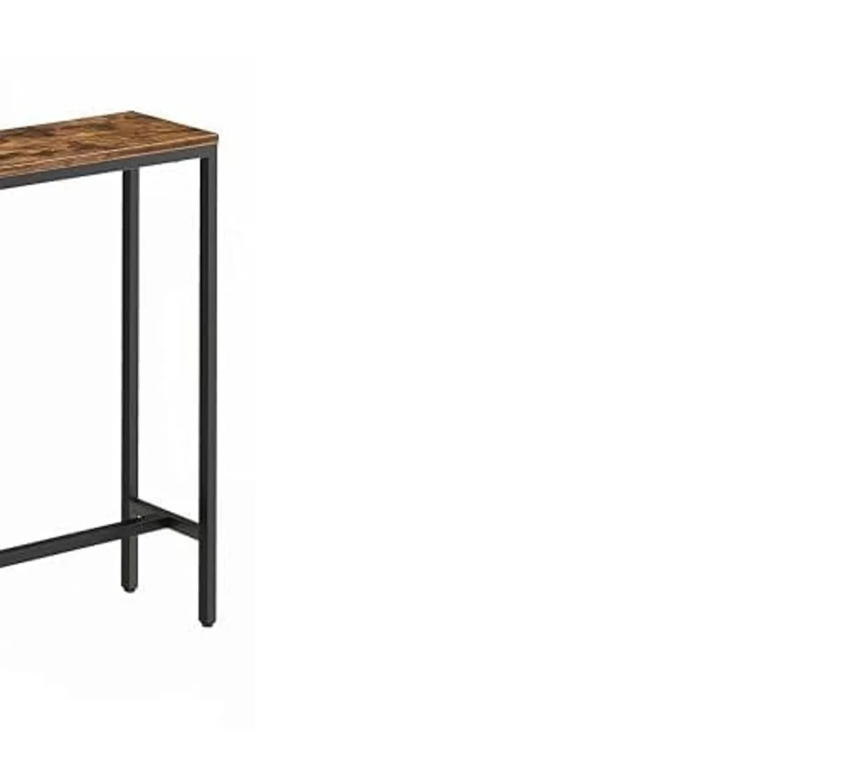 Console Table with Power Outlet, 200 cm Narrow Sof - Image 4