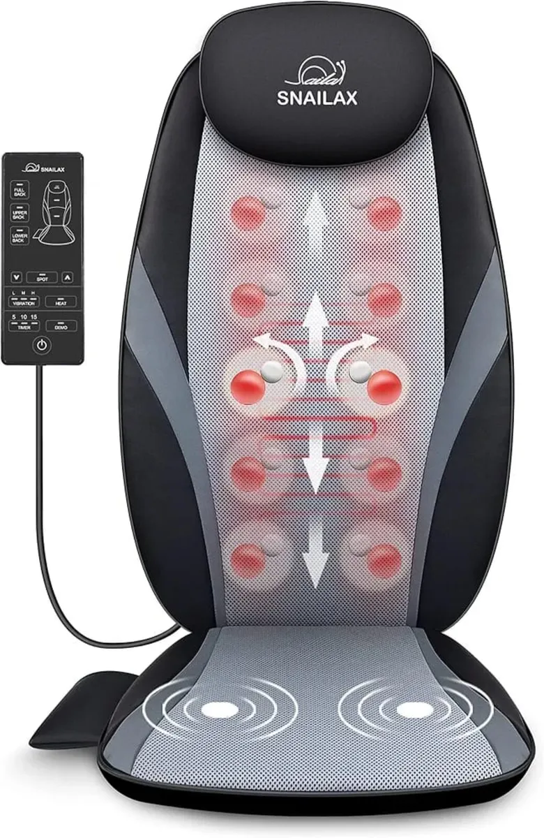 Back Massager with Heat - Massage Chair Pad Deep K - Image 1