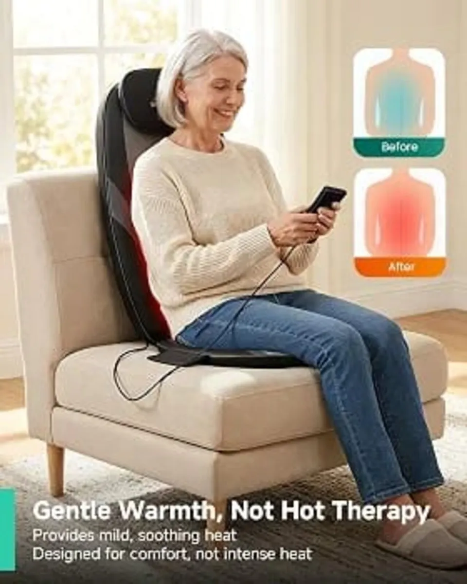 Back Massager with Heat - Massage Chair Pad Deep K - Image 3