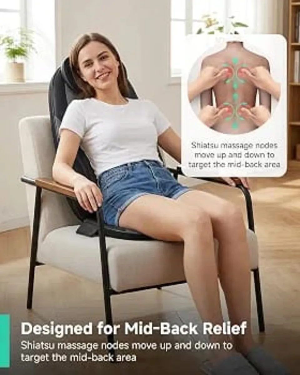 Back Massager with Heat - Massage Chair Pad Deep K - Image 4