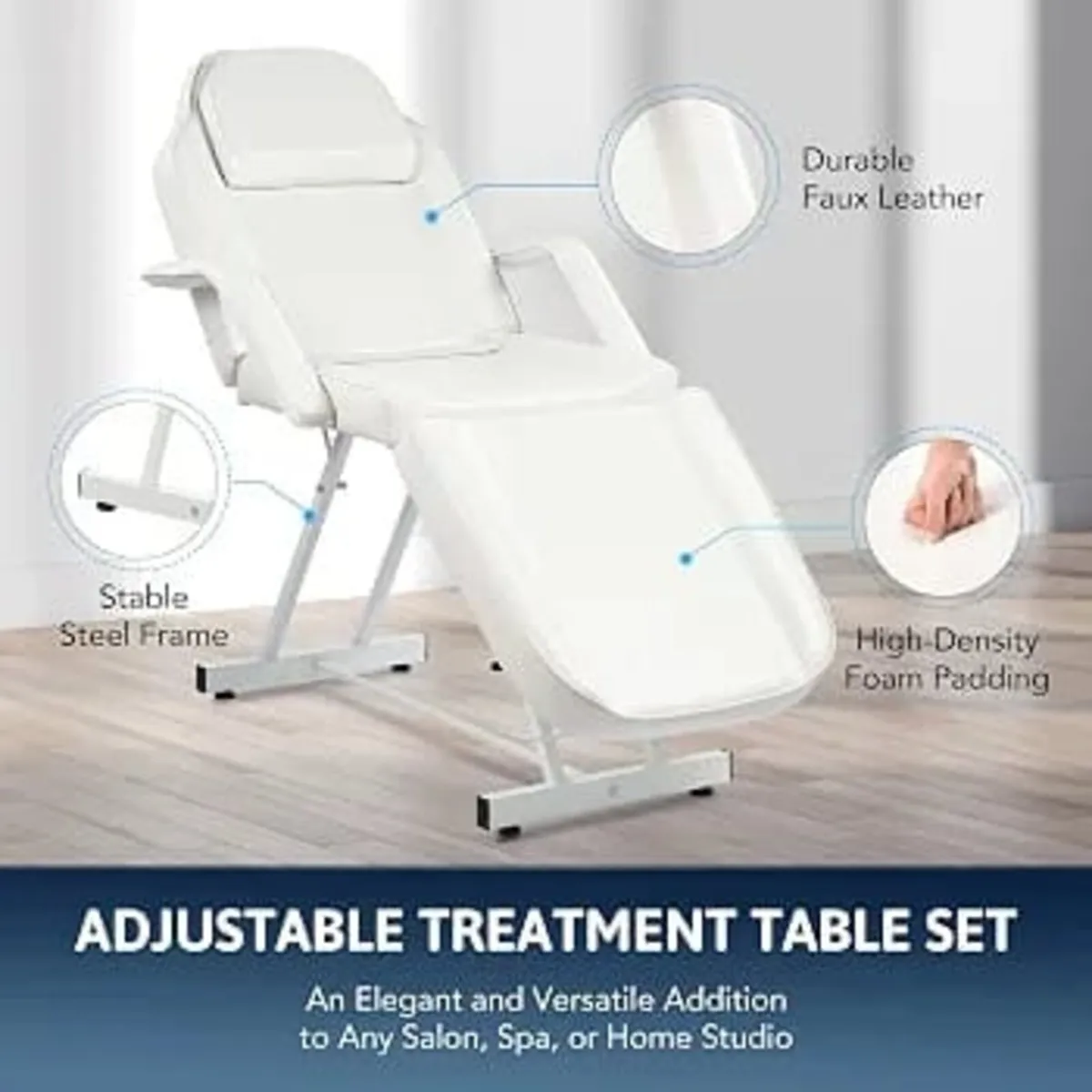Beauty Bed, Adjustable Multiple Level Steel Frame - Image 3