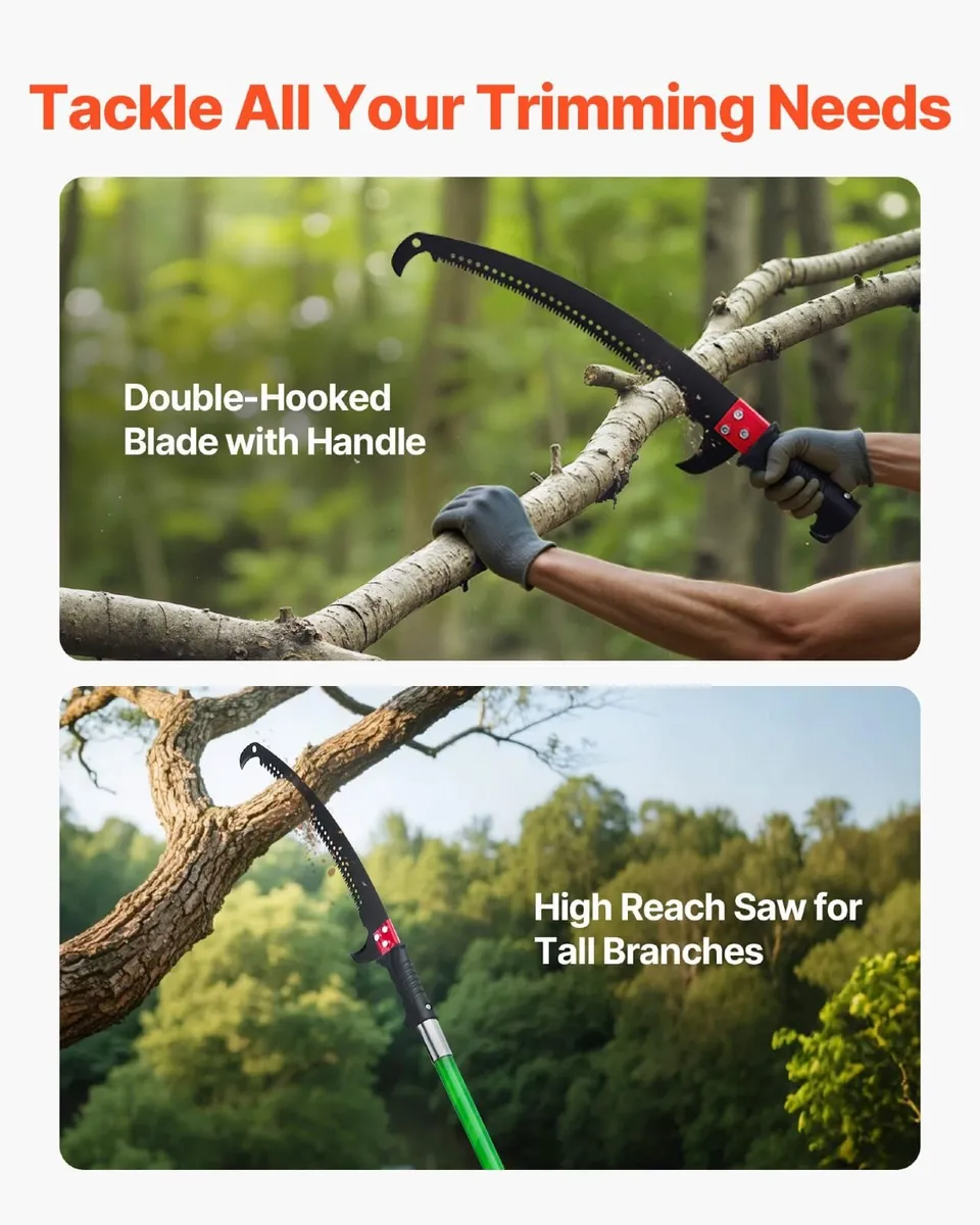 27ft Extendable Manual Pole Saw - Image 3