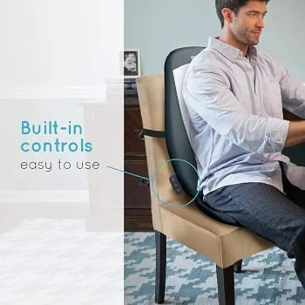 Shiatsu Back & Shoulder Massage Chair - Adjustable - Image 2