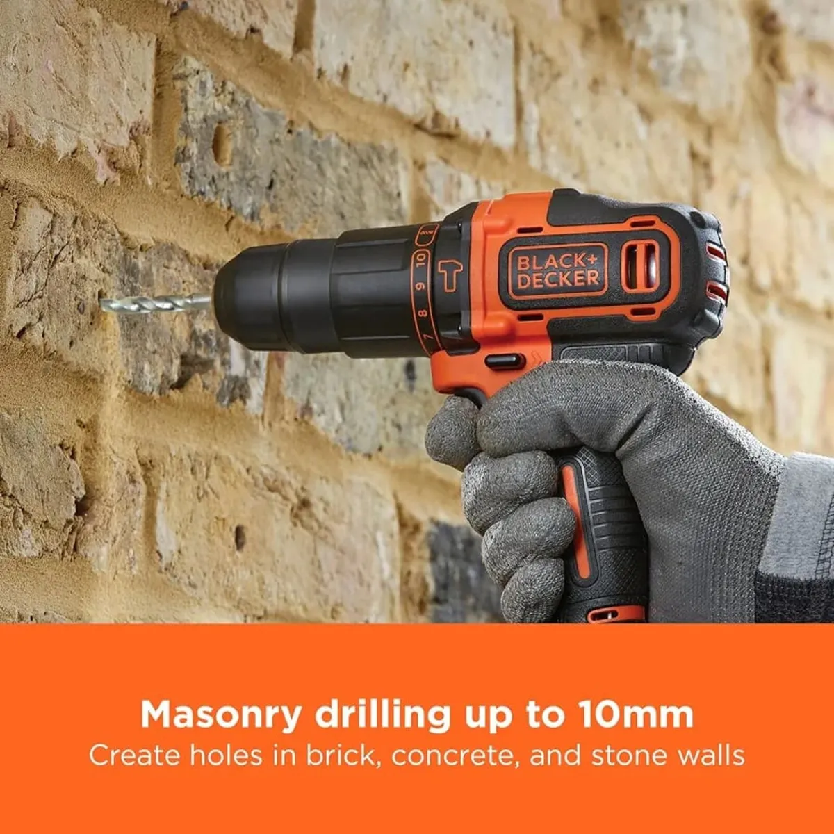 18V Cordless Hammer Drill, BCD700S1K-GB
Battery, C - Image 2