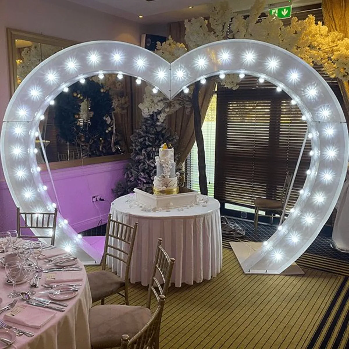 Light Up Love Heart Hire - Image 1