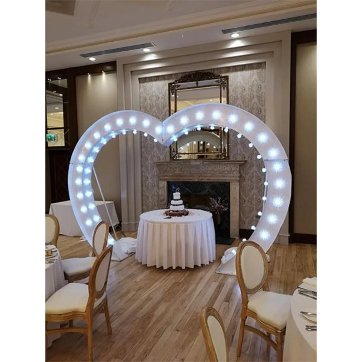 Light Up Love Heart Hire - Image 3