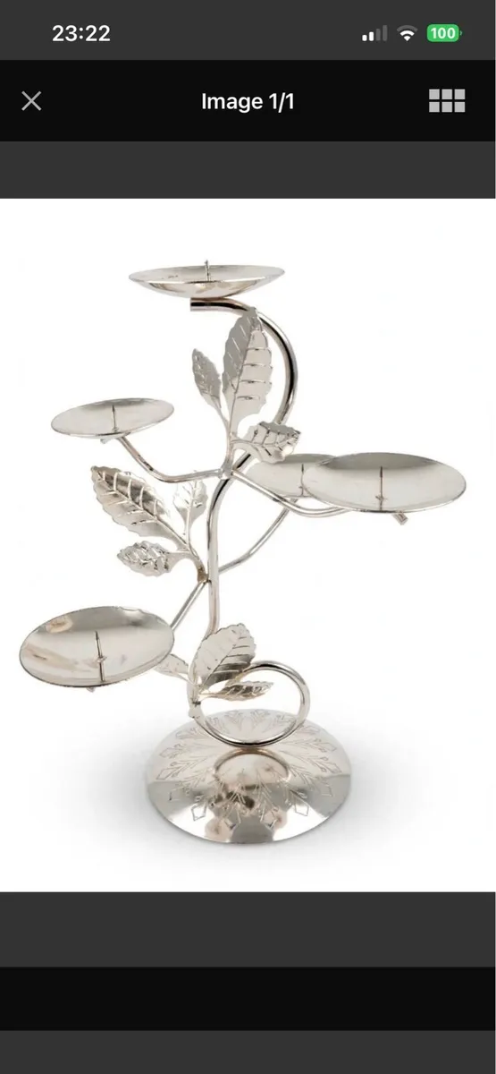 1960s candle holder - Image 2