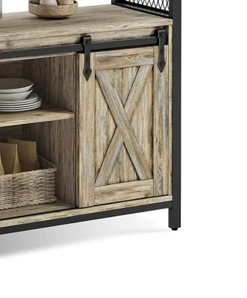 Sideboard, with 2 Sliding Barn Doors, 100 x 33 x 8 - Image 3