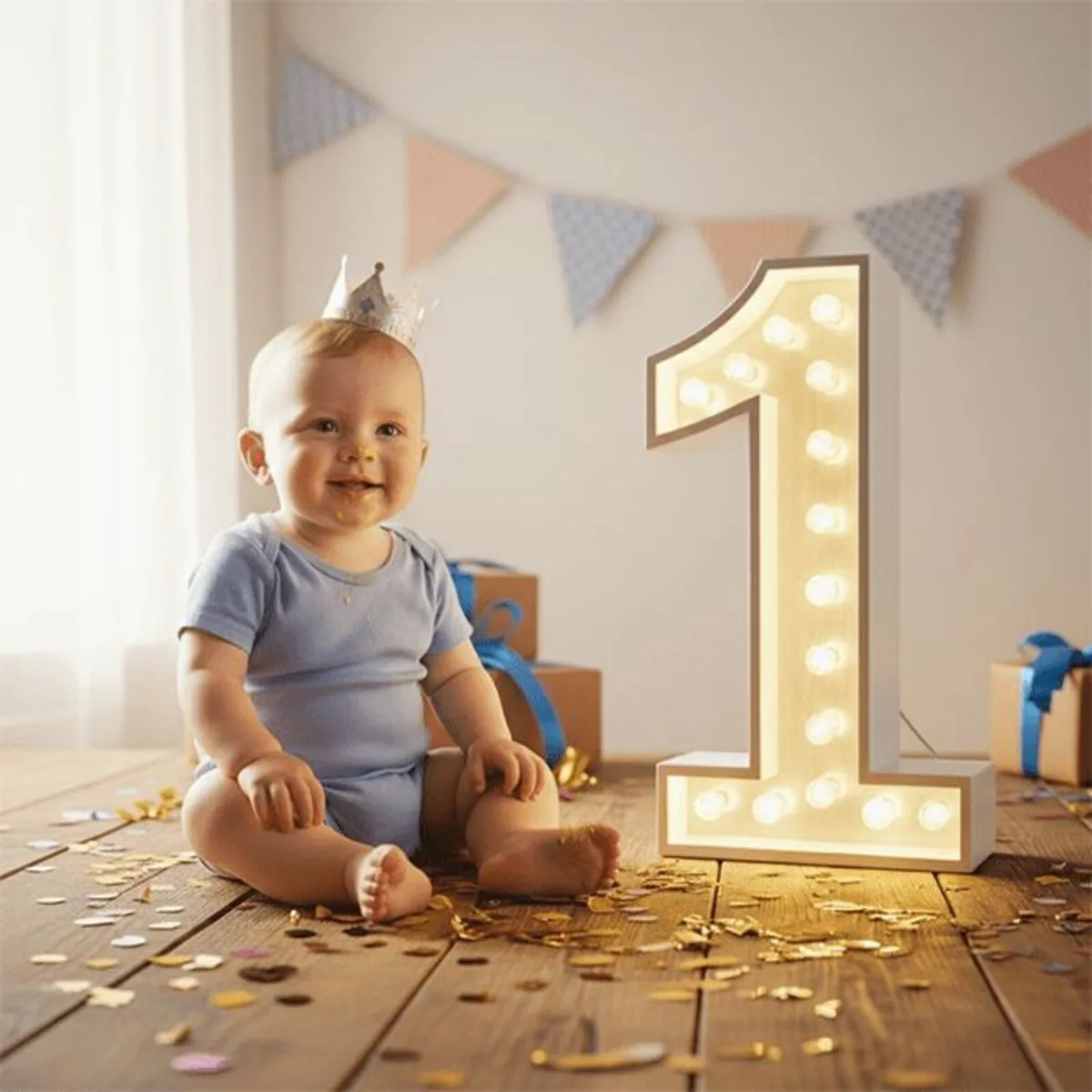 Light Up Numbers Hire - Birthdays - Image 1