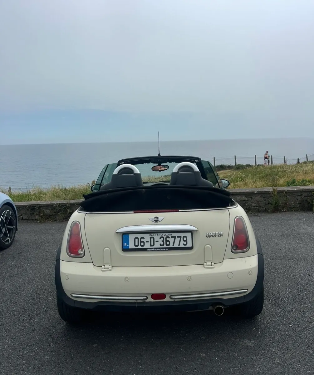 Taxed & Tested Cream Mini Convertible Cooper Car - Image 2