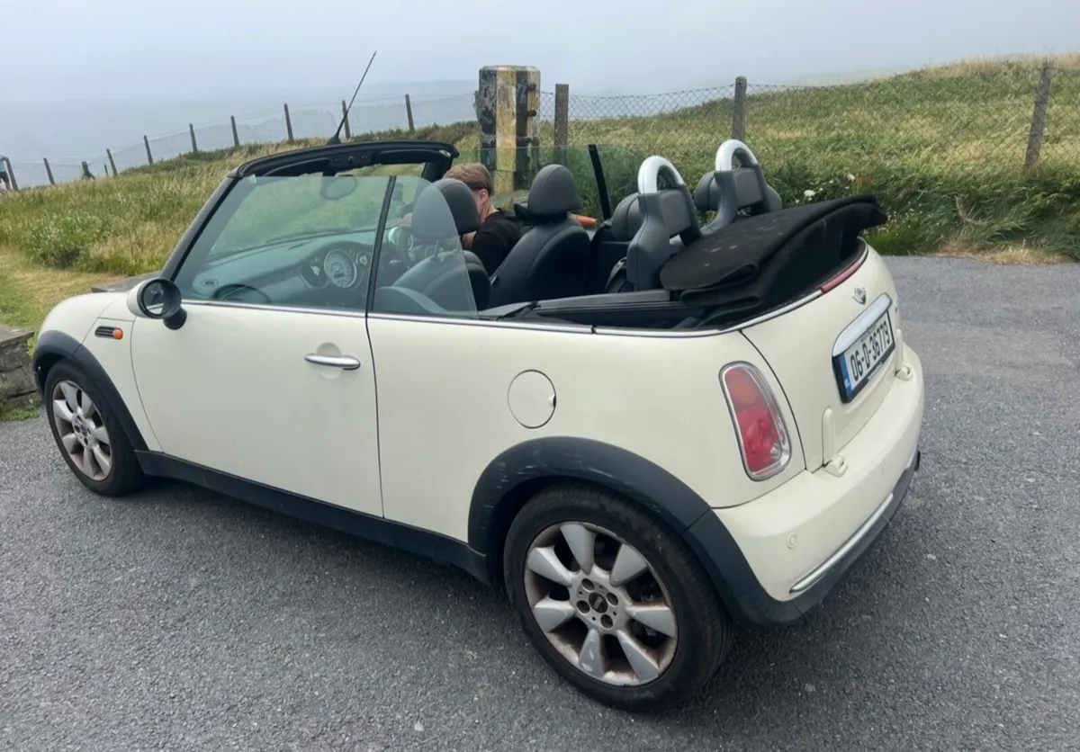 Taxed & Tested Cream Mini Convertible Cooper Car - Image 3