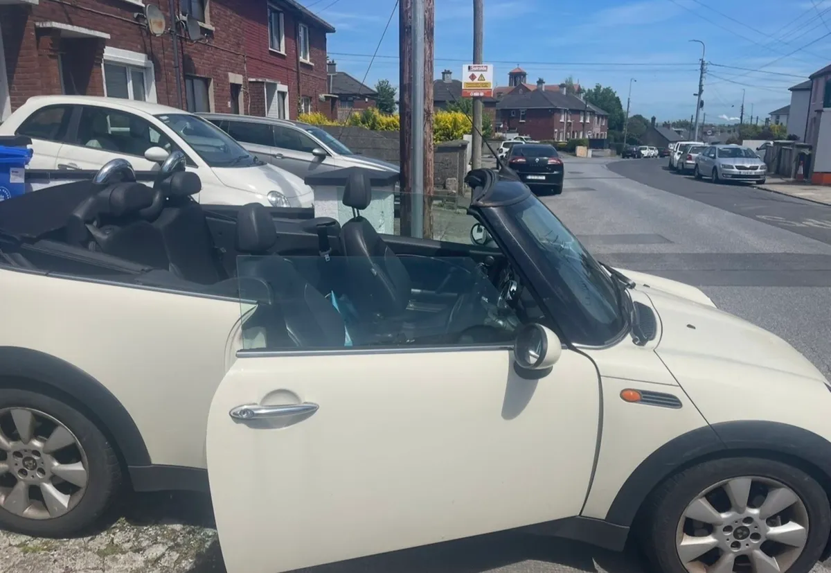 Taxed & Tested Cream Mini Convertible Cooper Car - Image 4