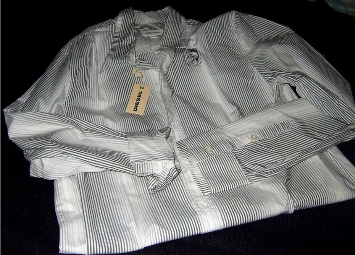 Vintage Diesel Striped Shirt BNWT - Image 1