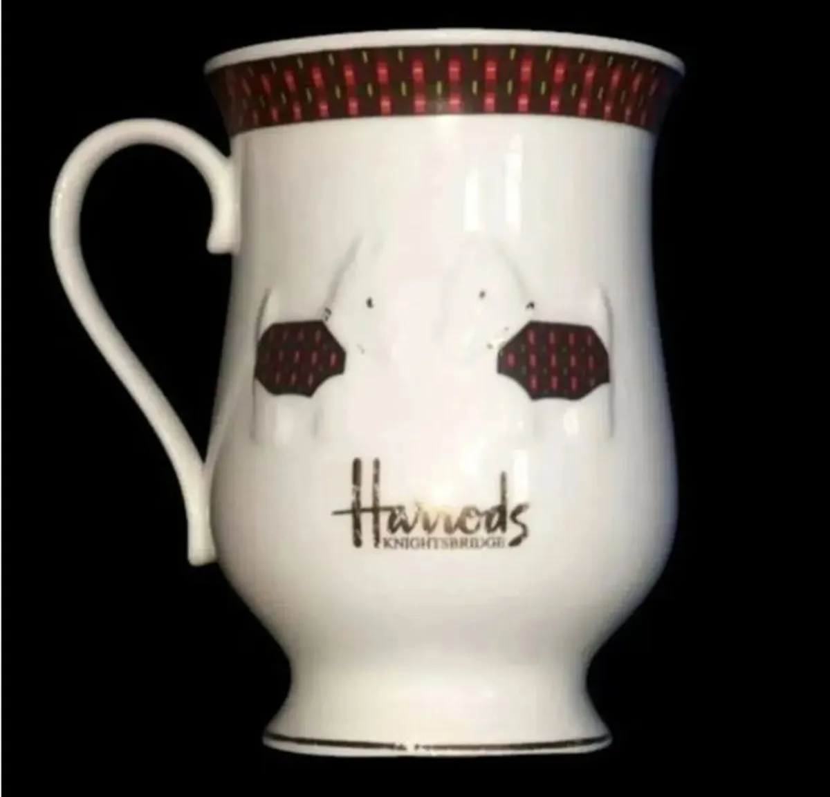 Unused Harrods Fine Bone China Scottie Dog Mug - Image 2