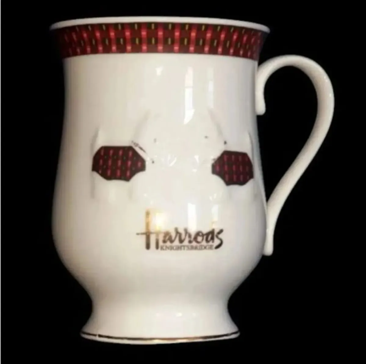 Unused Harrods Fine Bone China Scottie Dog Mug - Image 3