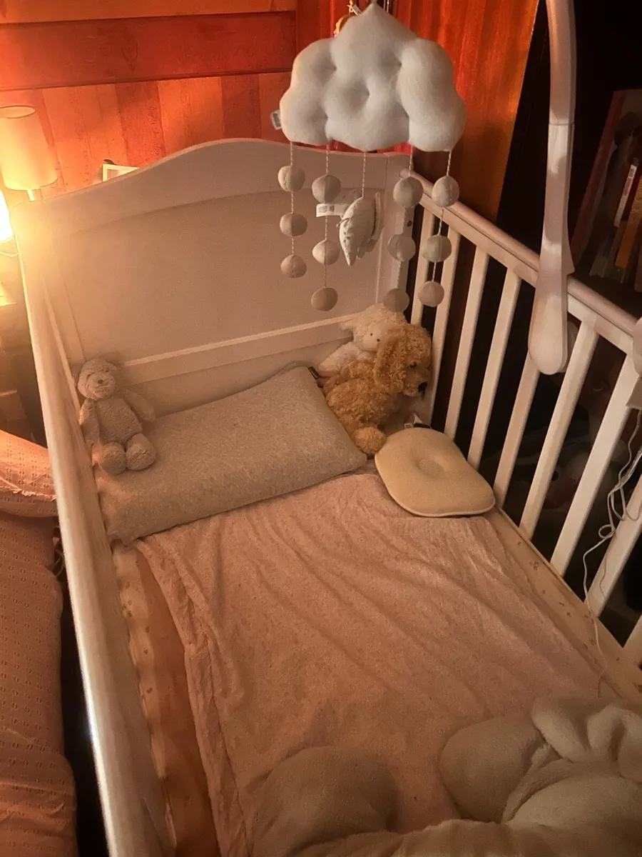 Cot/sofa bed , mattress and musical - Image 2