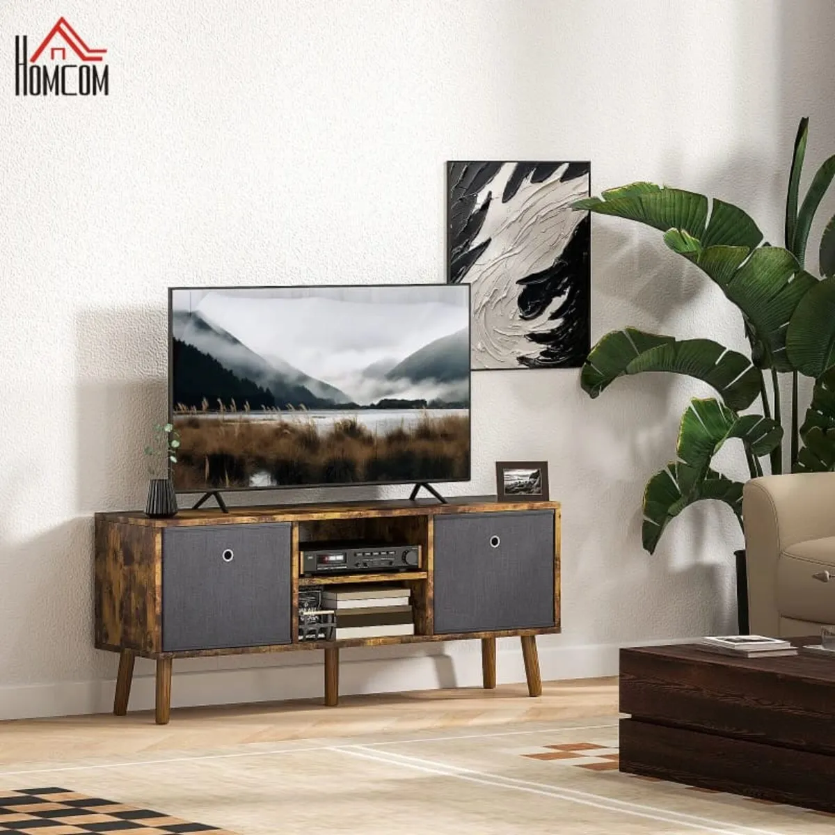 TV Cabinet Stand Unit for TVs up to 50'' with Fold - Image 2