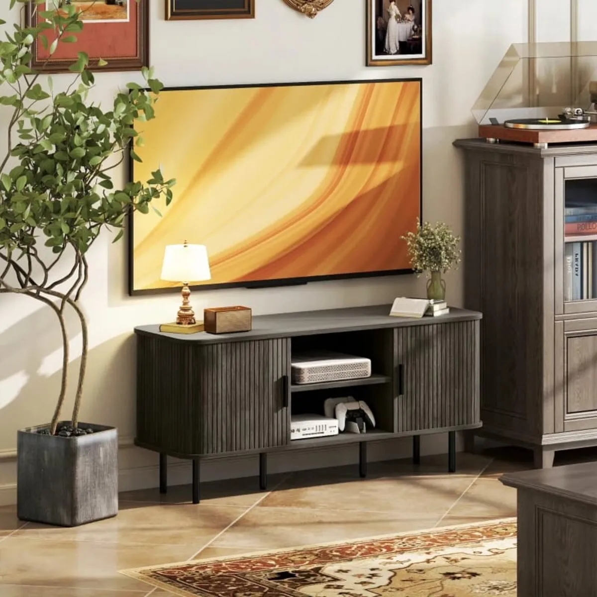 TV Stand Cabinet for TVs up to 55 Inches, TV Unit - Image 3