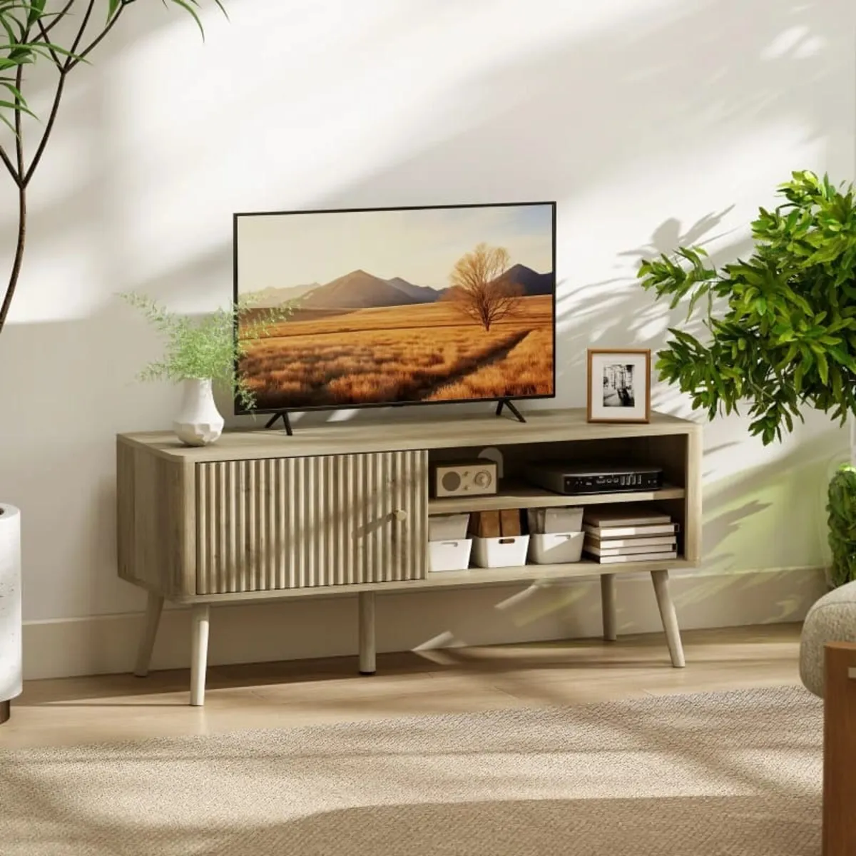 TV Stand Cabinet for TVs up to 55" - Oak

Features - Image 4