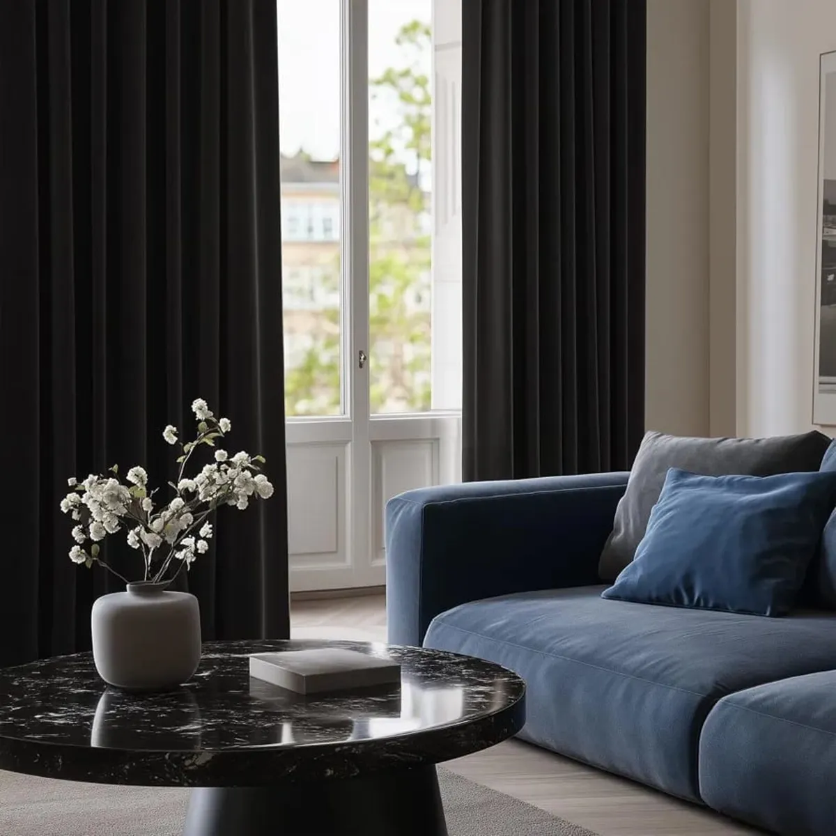 Blackout Curtains Bedroom 52"x 84" Door Curtains B - Image 2