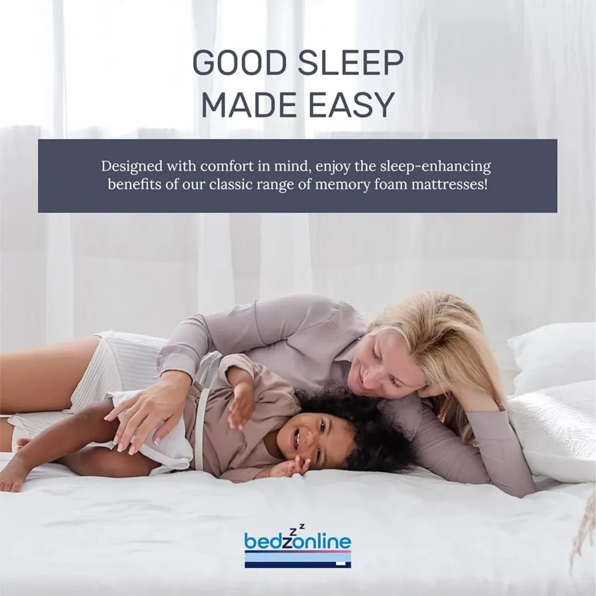 Hybrid Memory Foam & Spring Mattress - UK Small Si - Image 4