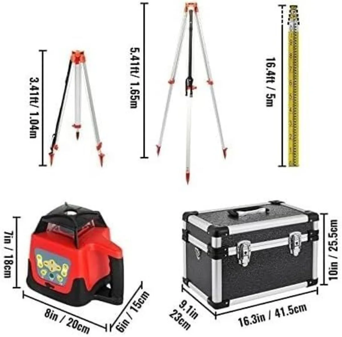 Self Leveling Rotary Laser Level 500m 360° - Image 1