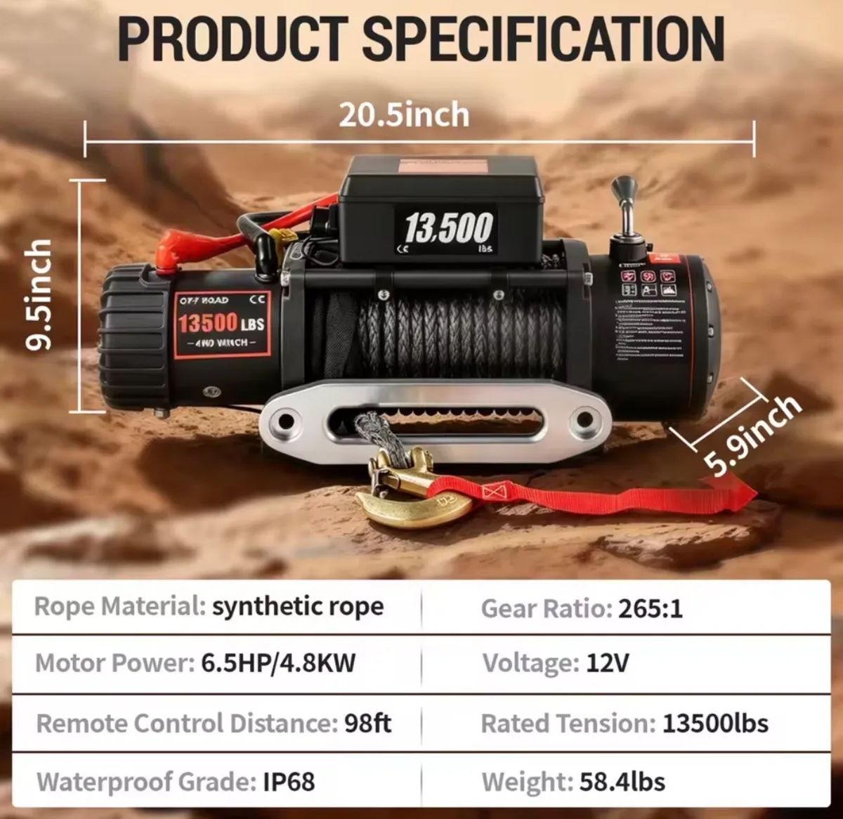 New winch recovery trailer 6 tone - Image 1