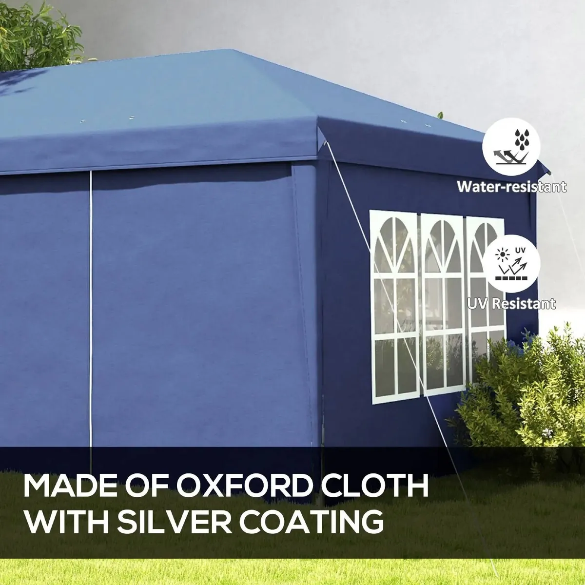 Gazebo Tent 3x6m Pop-Up Gazebo Curtain Walls - Image 4