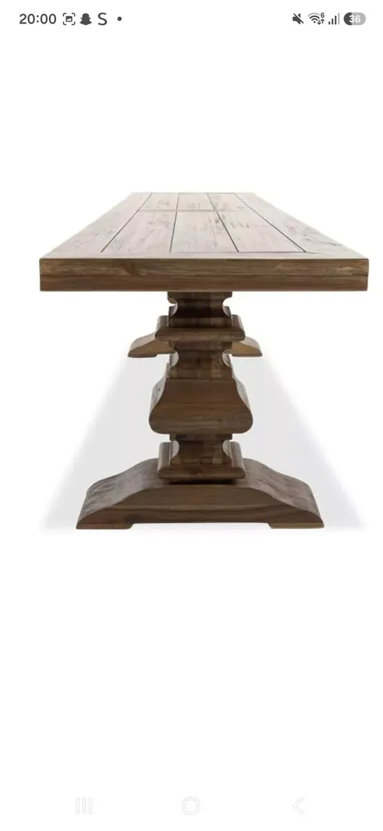 Coffee table and 2 lamp tables. - Image 1