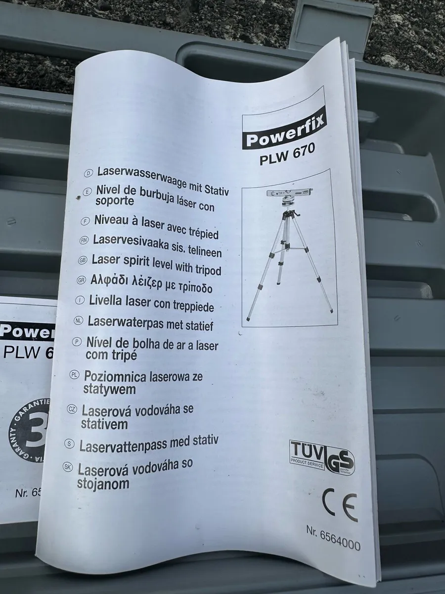 Laser spirit level kit in box light domestic use - Image 3