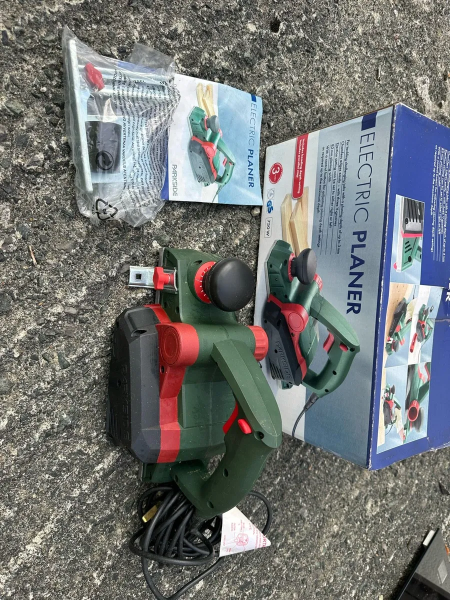 Electric planer as new light domestic use only - Image 1